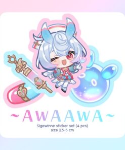 【Pre-Order】AWA AWA~ Sigewinne sticker set | Genshin Impact (limited quatity)